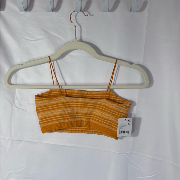 Free People Seamless Ribbed Bralette NWT M L - Picture 3 of 5